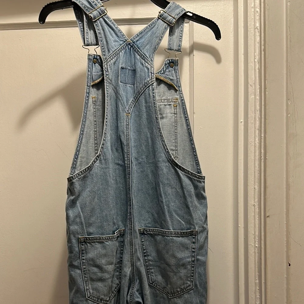 American Eagle Outfitters Blue Denim Jumpsuit Casual Style - Preloved